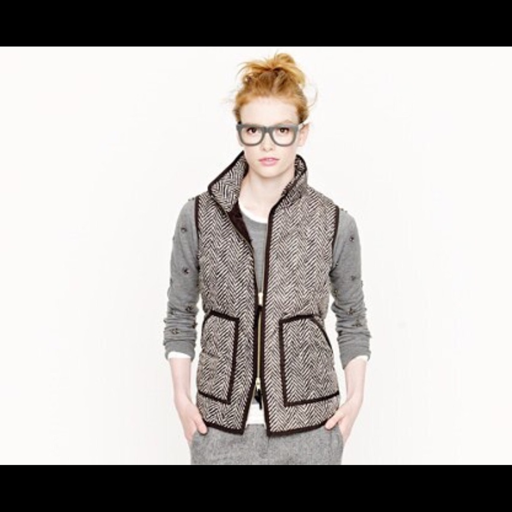 J.Crew Herringbone Vest